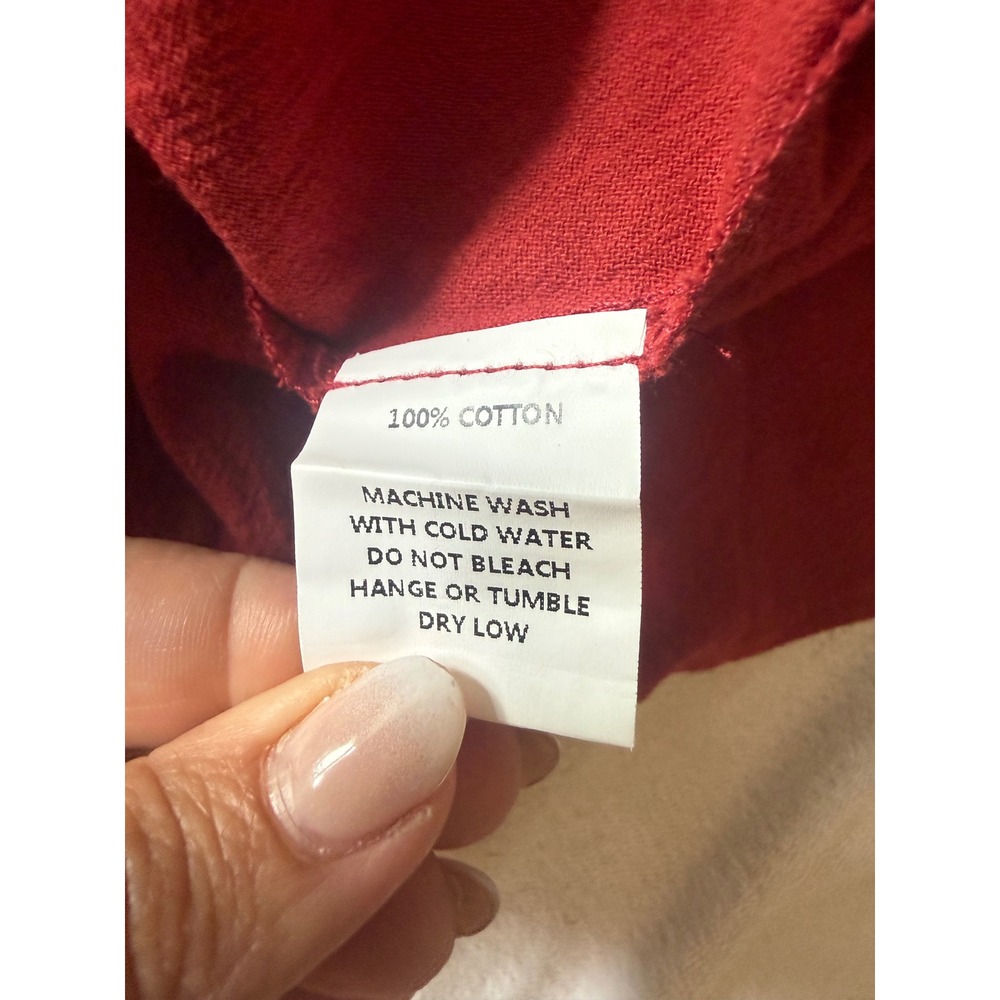 Bohme Puff Sleeve Boho Peasant Maxi Dress Size S Rust Cottagecore Basque Waist - Picture 10 of 11